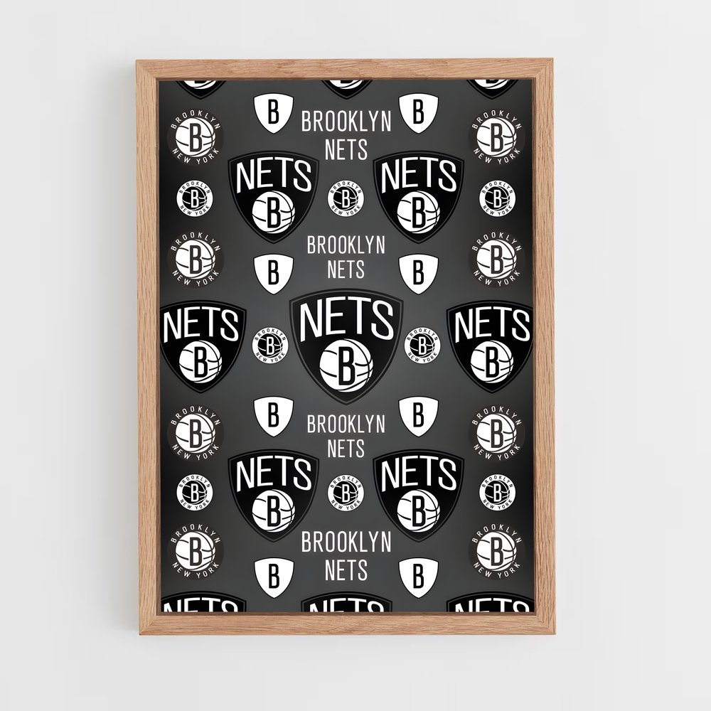 Poster Brooklyn nets séduiront – affiche Basketball (vue 4)